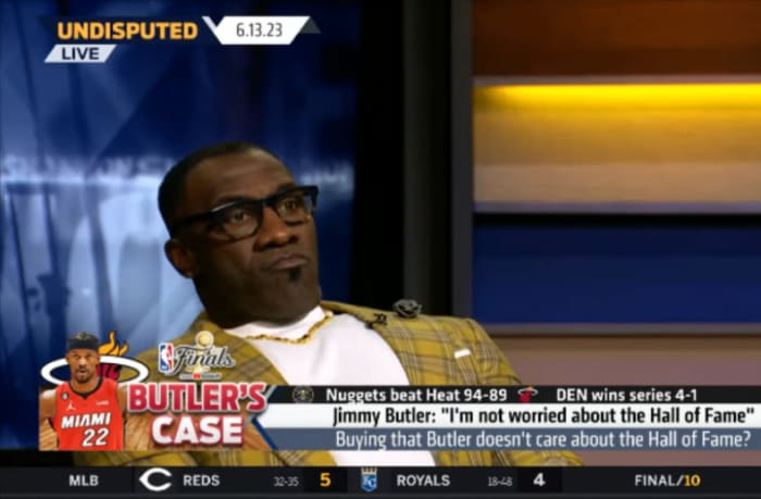 Shannon Sharpe Blasted Jimmy Butler Over Heat Star S Hall Of Fame