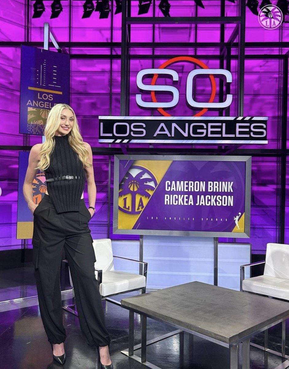 Wnba Rookie Cameron Brink Goes Viral During Espn Sportscenter