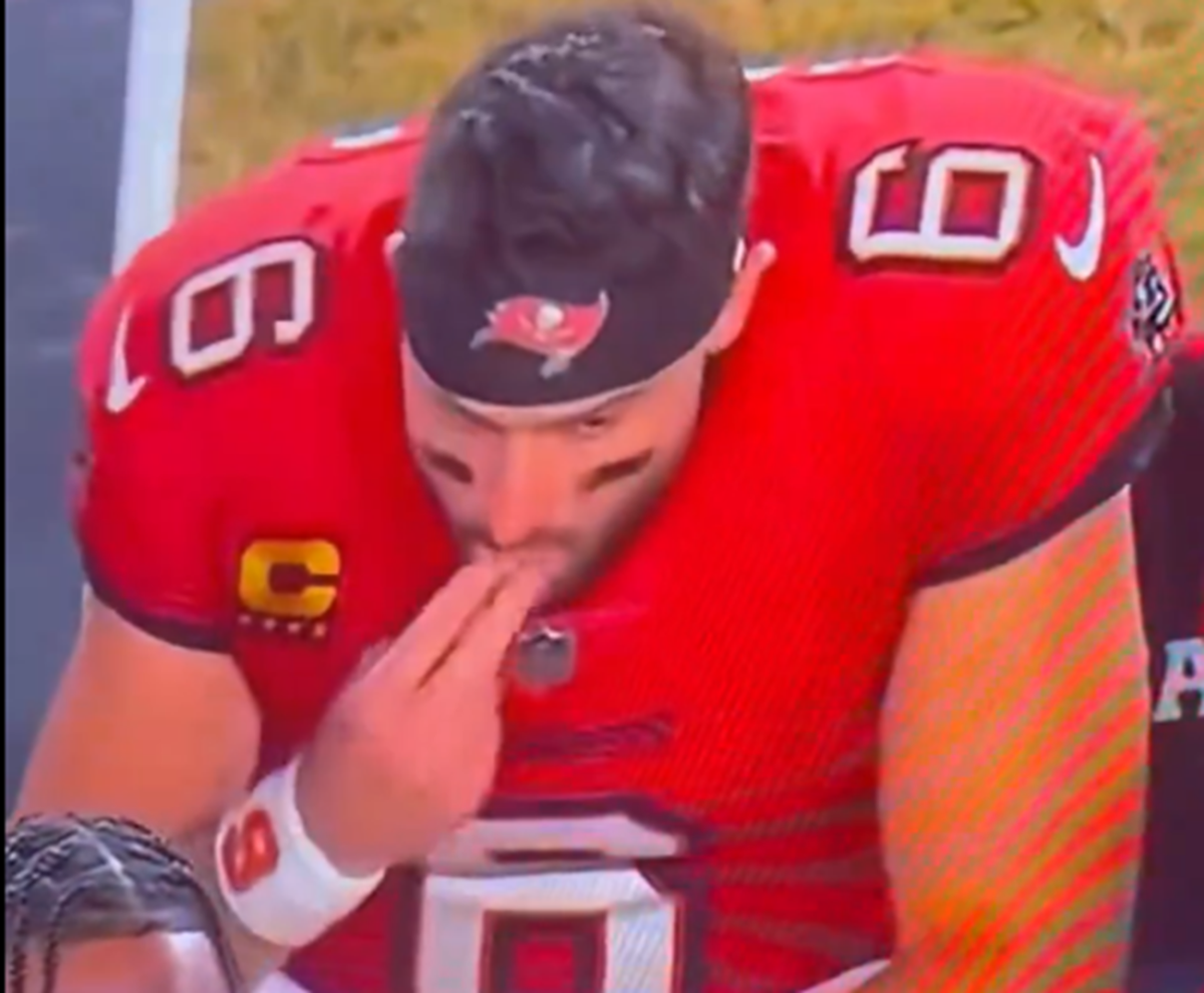 Baker Mayfield Shown Popping Controversial Drug On Sidelines Of Monday