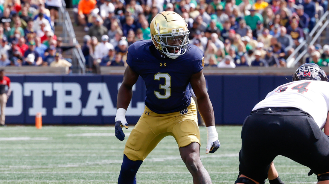 Roderick Sneed Notre Dame Linebackers Ranked As One Of The Best Units In College ...