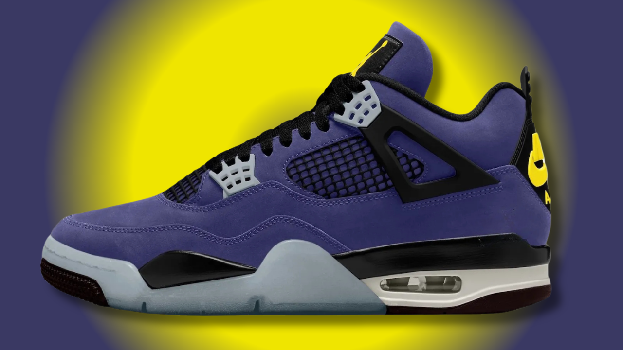 靴 Nike Air Jordan 4 Lakers 28cm US10 air-jordan-4-lakers-mock-up.