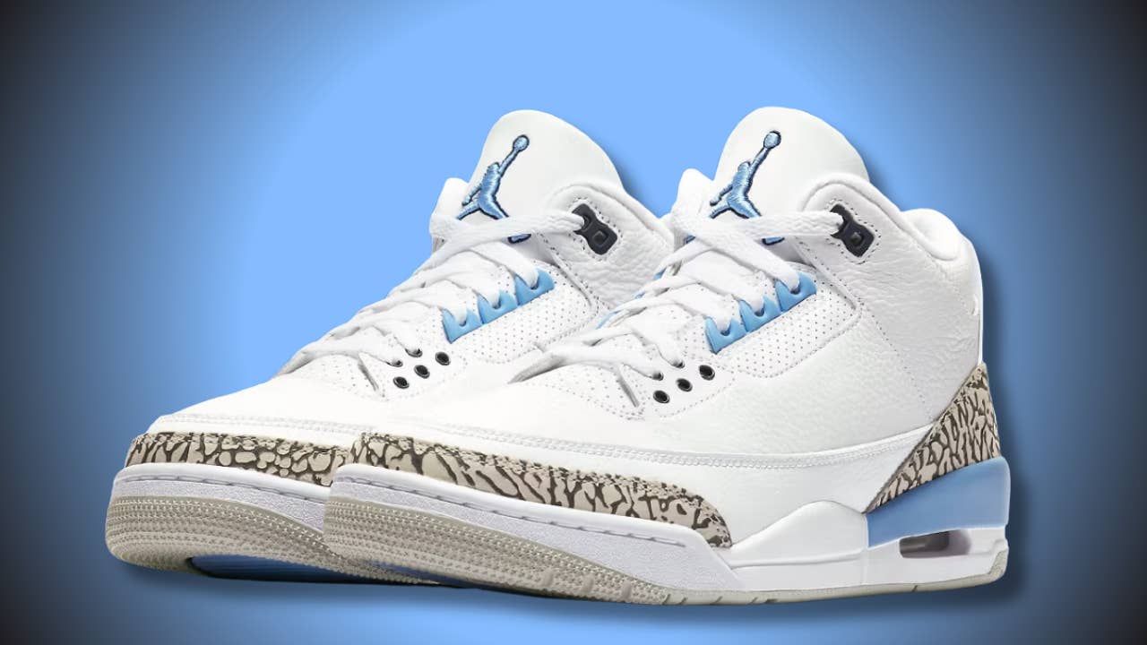 Air Jordan 3 'UNC' — The Perfect Blue, Tar Heels Culture, Still