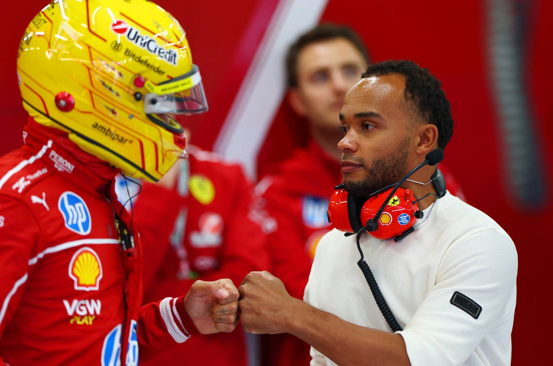 Lewis Hamilton's Brother Shows Up at Ferrari to Support Him, Fans  Absolutely Smitten - Athlon