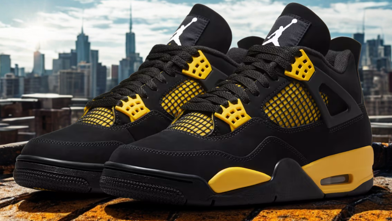 Jordan 4 Retro 'Yellow Thunder' is the Perfect Sneaker for a TJ