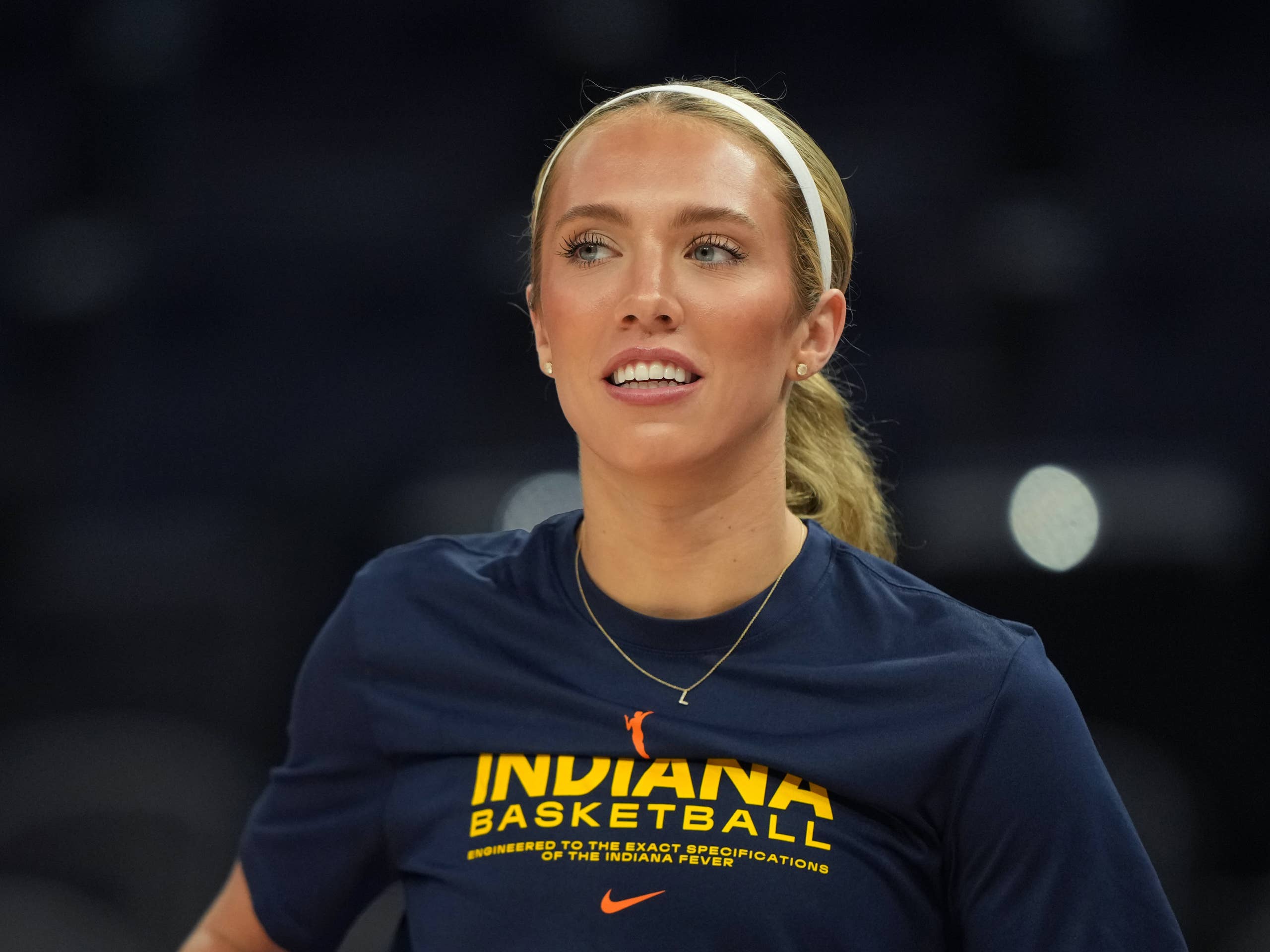 Indiana Fever guard Lexie Hull.