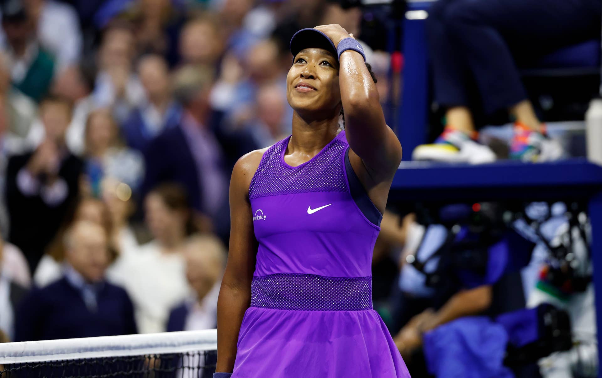 osaka purple tennis dress Osaka takes the opener @naomiosaka leads Gauff 6-3 at the end of the first set. #USOpen