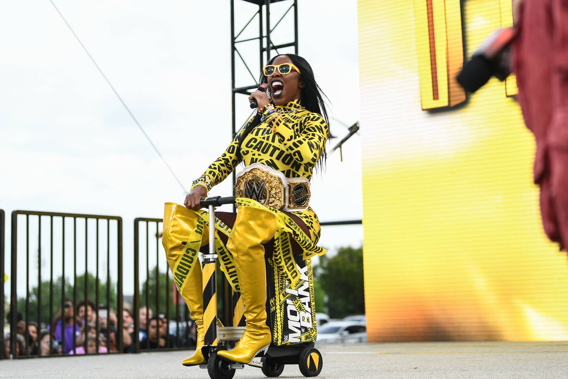 WWE's Naomi 'Slays' at Cultural Event in NYC - Athlon Sports