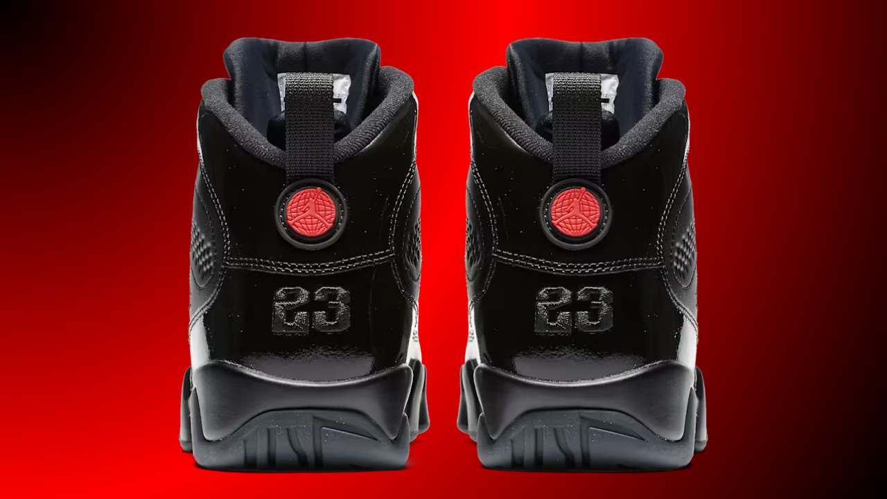 Air Jordan 9 'Bred': Blacked-Out Patent Precision That Echoes the