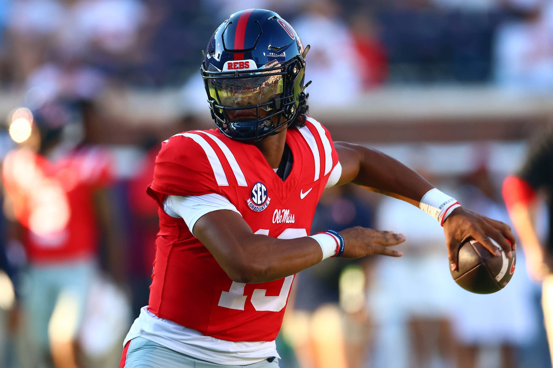 Ole Miss Rebels quarterback Austin Simmons
