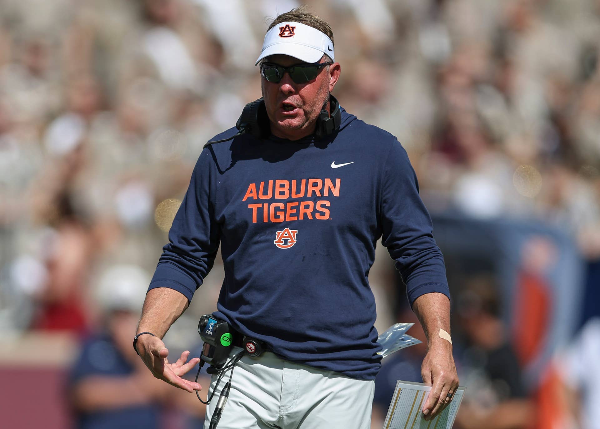 Auburn Tigers head coach Hugh Freeze.