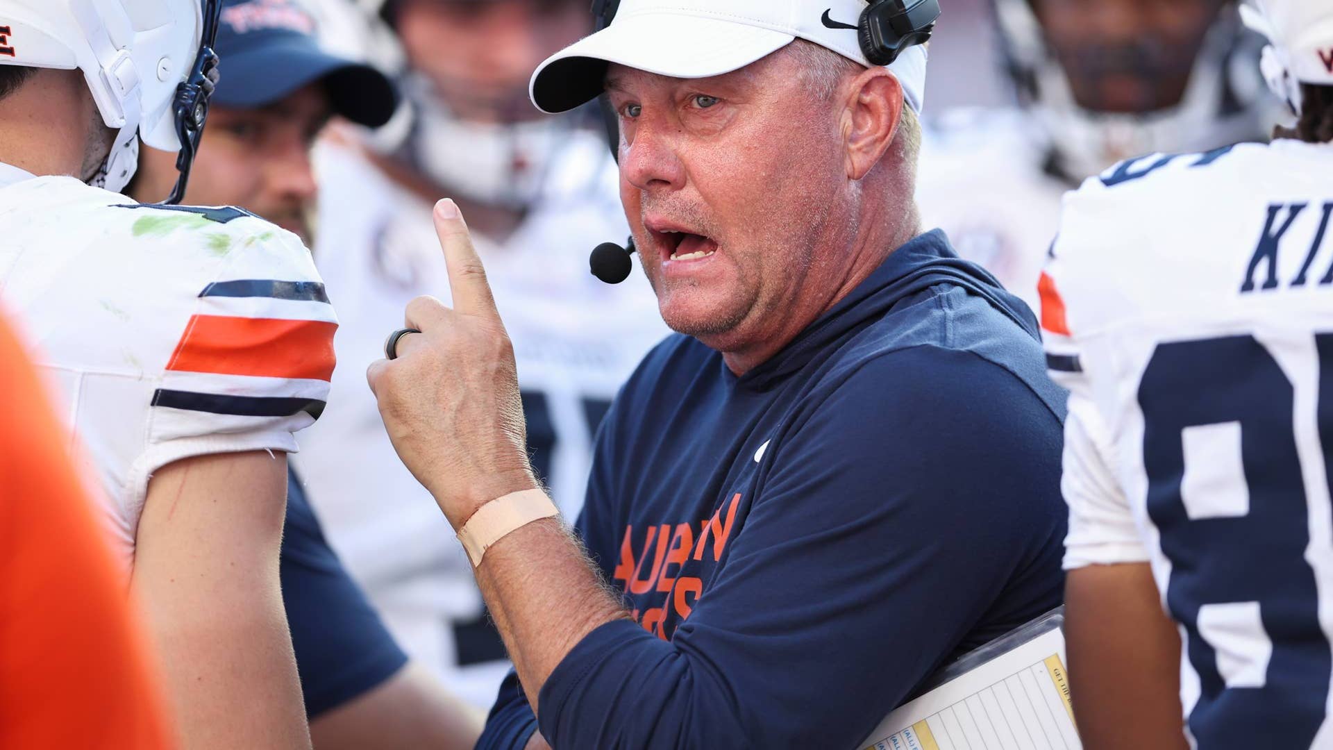 Auburn Tigers head coach Hugh Freeze.