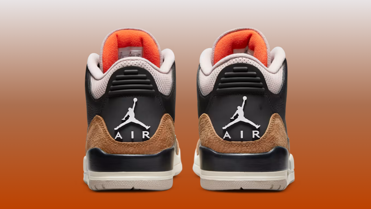 Air Jordan 3 'Desert Elephant': Black Cement Grown Up — Details