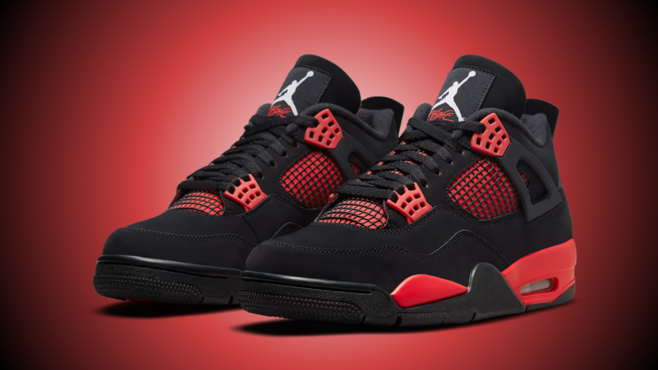 Air Jordan 4 'Red Thunder' — Clean, Simplistic, Star of the Series