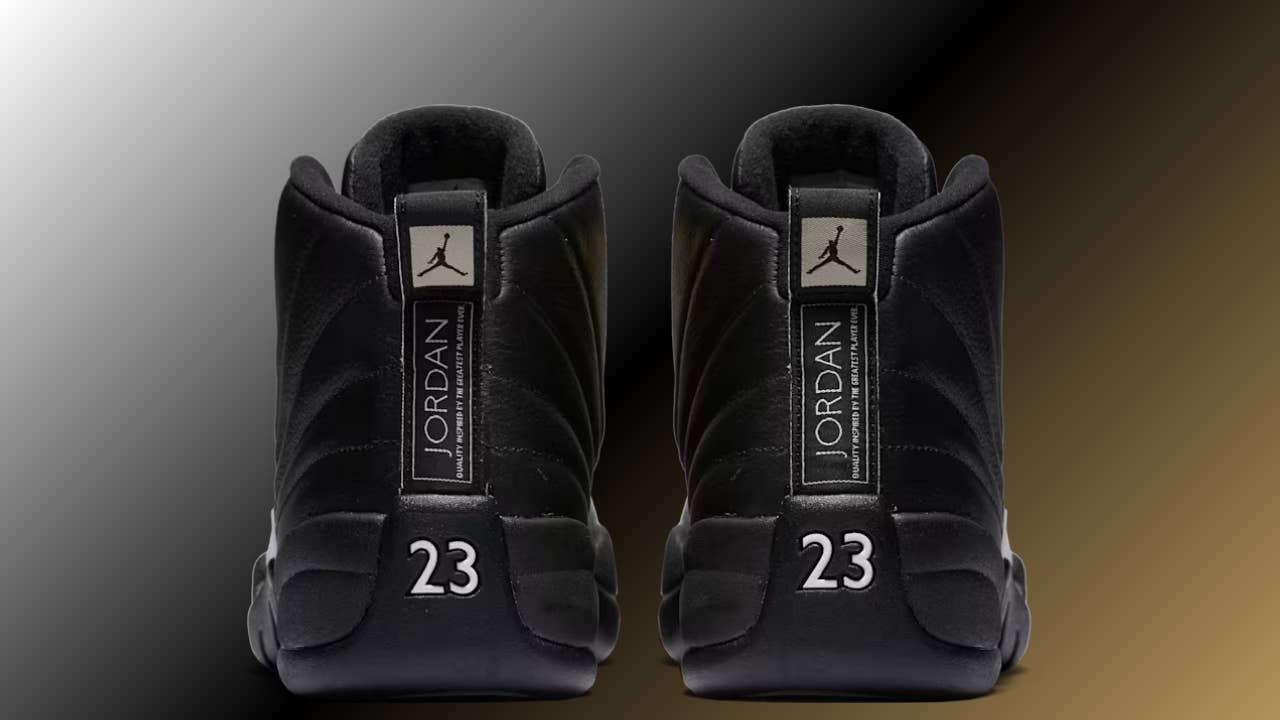 Air Jordan 12 'The Master' — Black Cat Energy, Gold Royalty, Fan