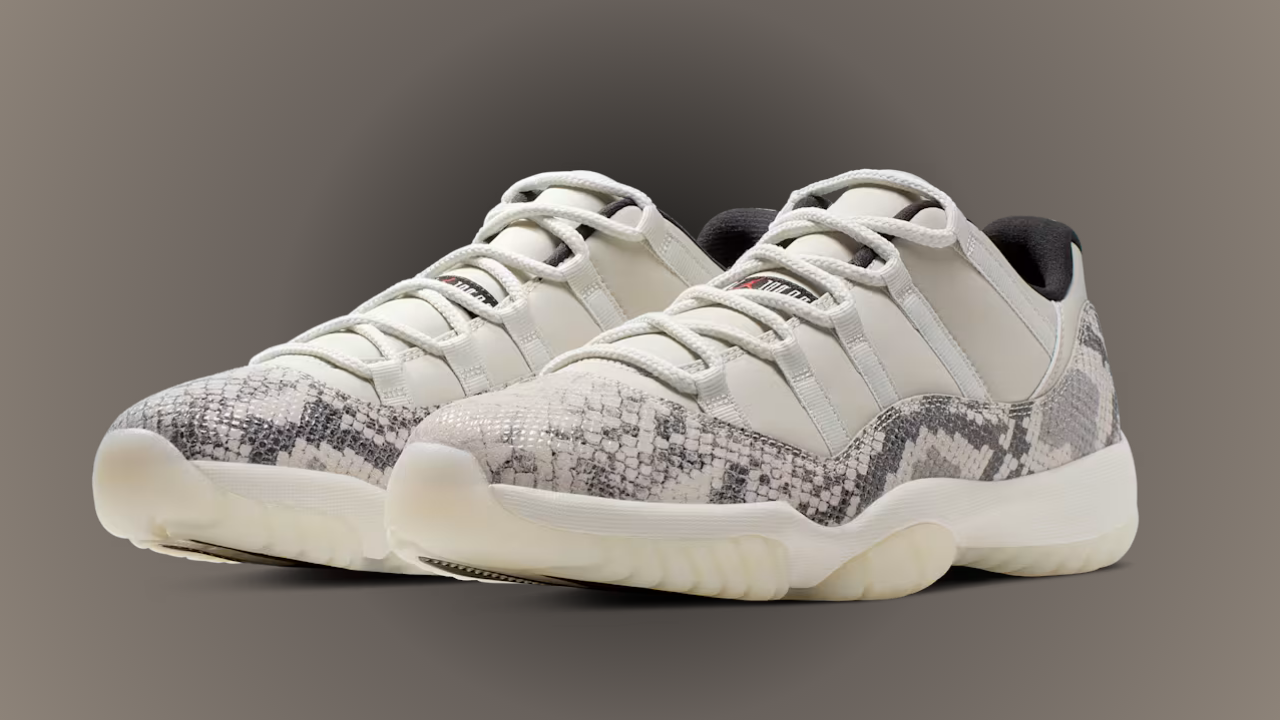 Air Jordan 11 Low Light Bone Snakeskin – Where to Buy - Athlon