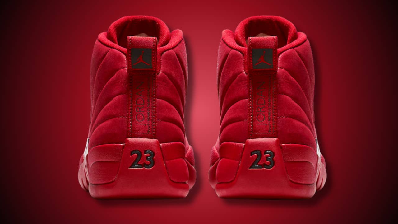 Air Jordan 12 'Gym Red' Monochrome Madness, Triple Red