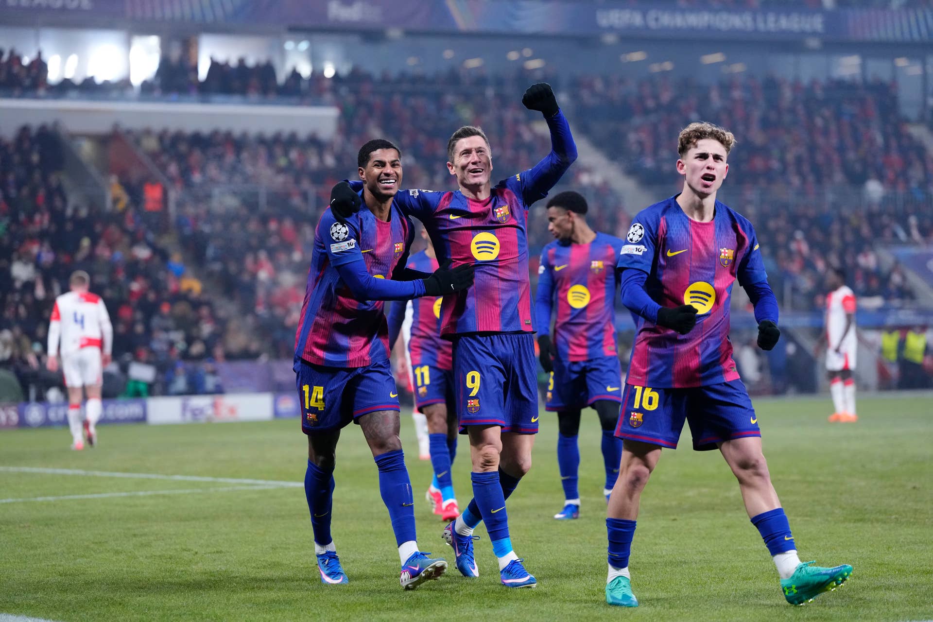 Slavia Prague 2-4 Barcelona Player Ratings - Fermin Lopez Upstages ...