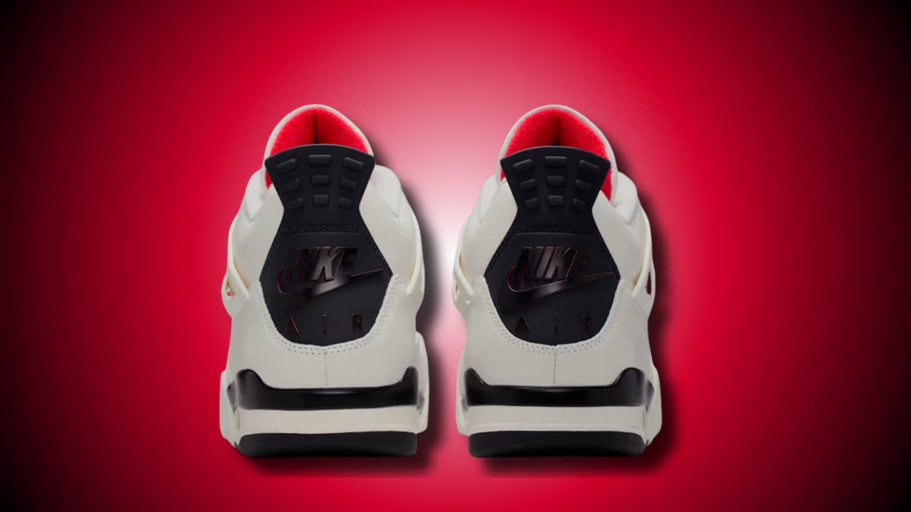 Air Jordan 4 Retro "Flight Club" Back Heel View