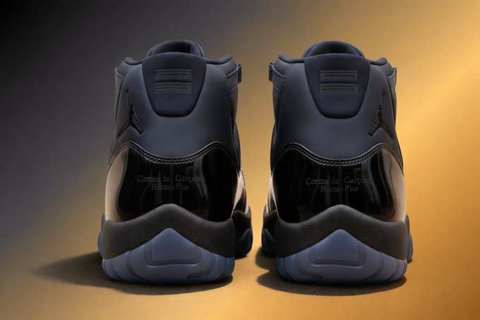 Air Jordan 11 x Comme des Garcons Black and White, Yin and Yang
