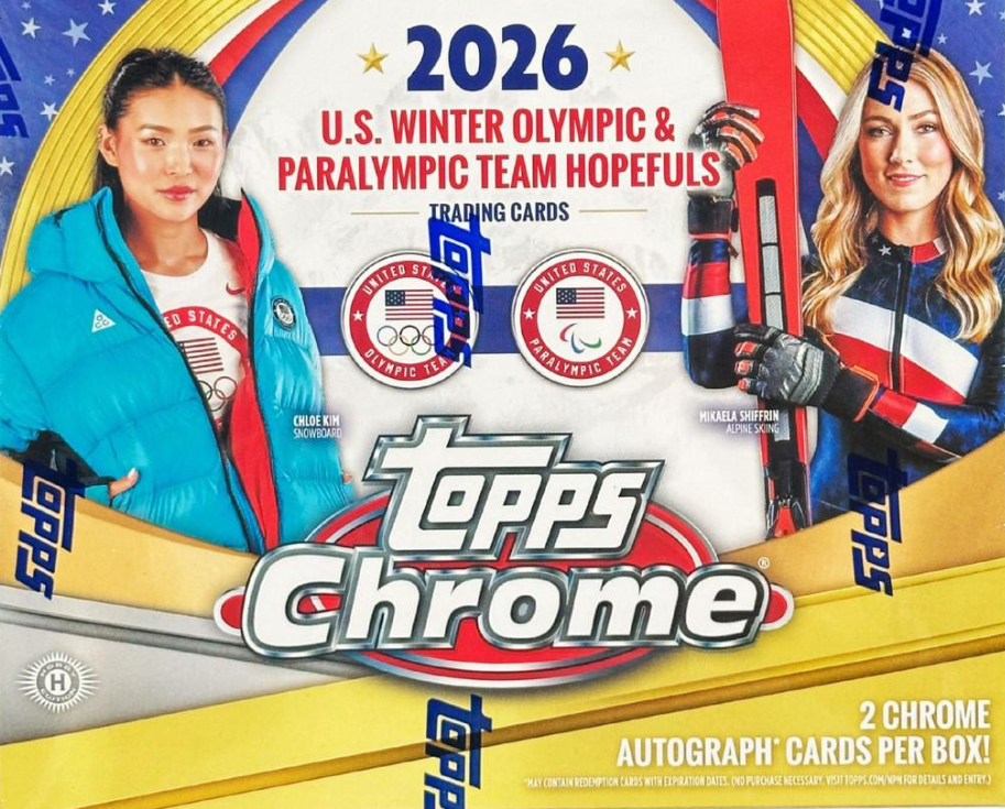 2026 Topps Chrome U.S. Winter Olympics Hopefuls: First Look