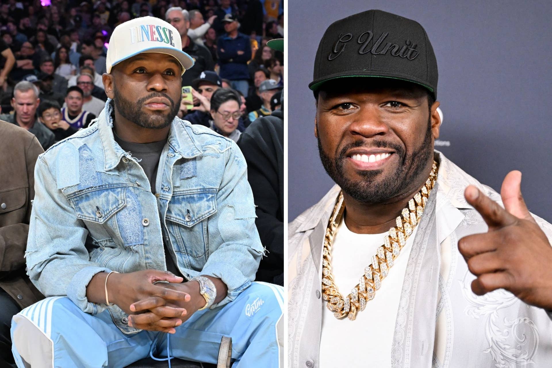 50 Cent Mocks Floyd Mayweather Over $340M Showtime Networks Lawsuit -  Athlon Sports