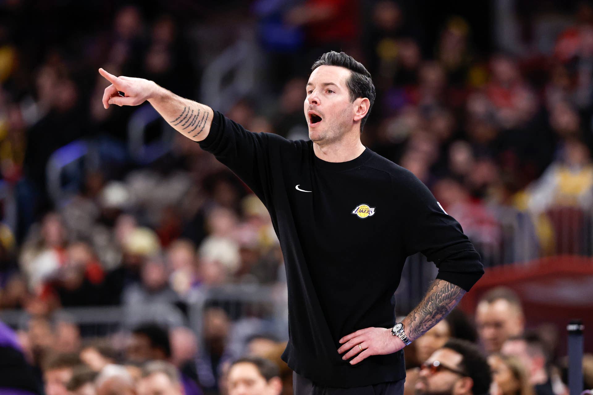 JJ Redick Caught In Heated Moment With Lakers Player During Thunder Game