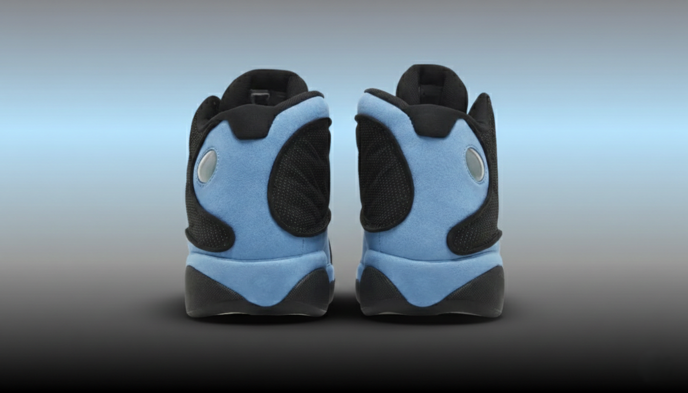 Nike Air Jordan Retro 13 UNC Black University Blue Basketball Shoes Mens Size 15 Sneakers Release – Jordan 13 Retro “Black  main image 4