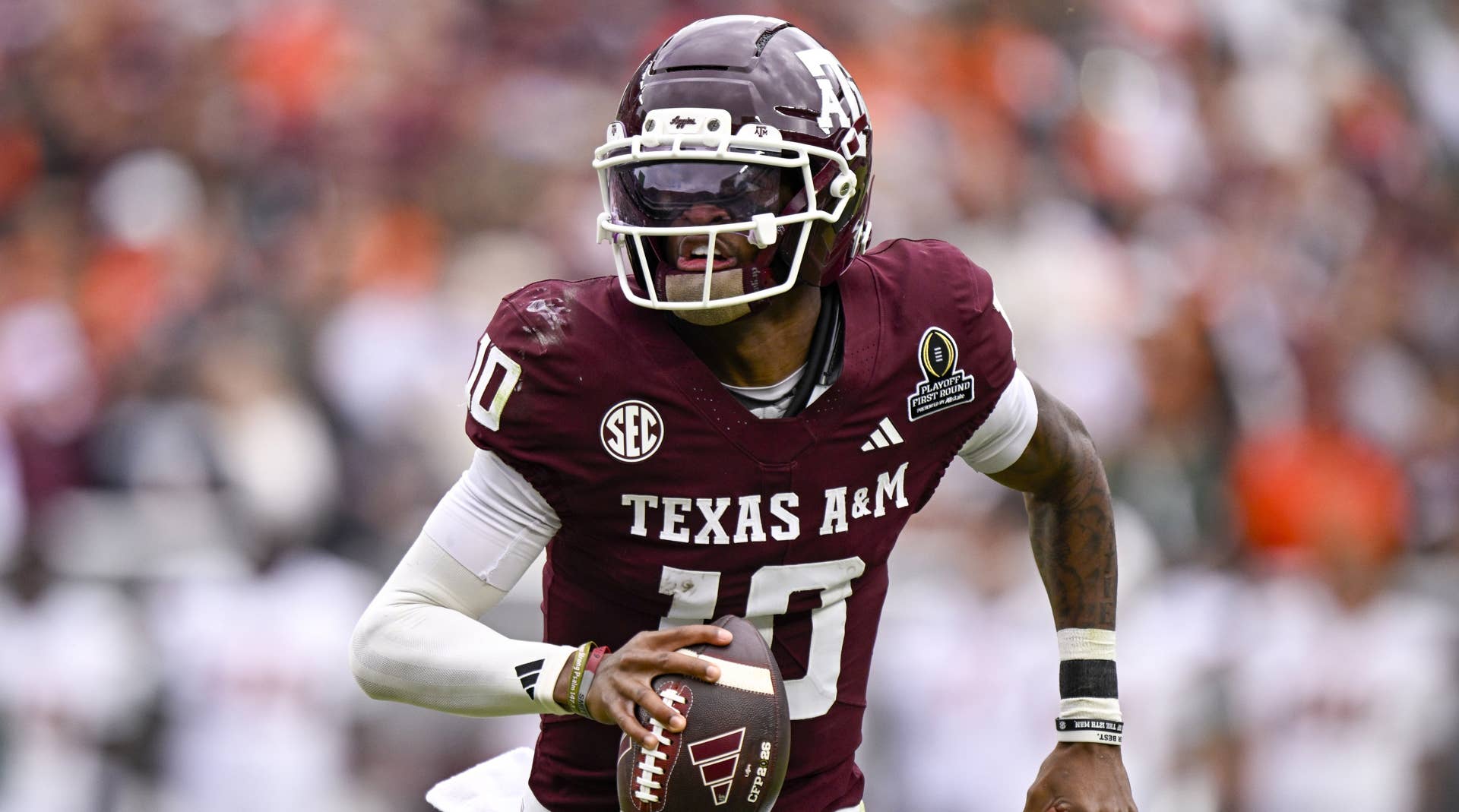 Texas A&M quarterback Marcel Reed