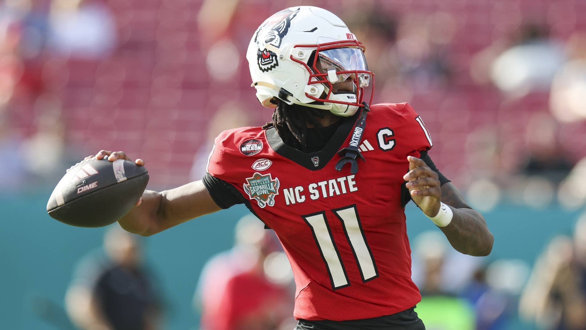 NC State quarterback CJ Bailey