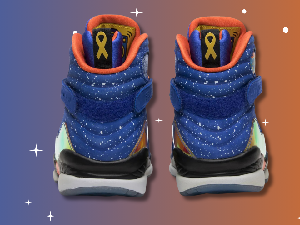Air Jordan 8 'Doernbecher' — Electro Orange, Hyper Blue, Lore
