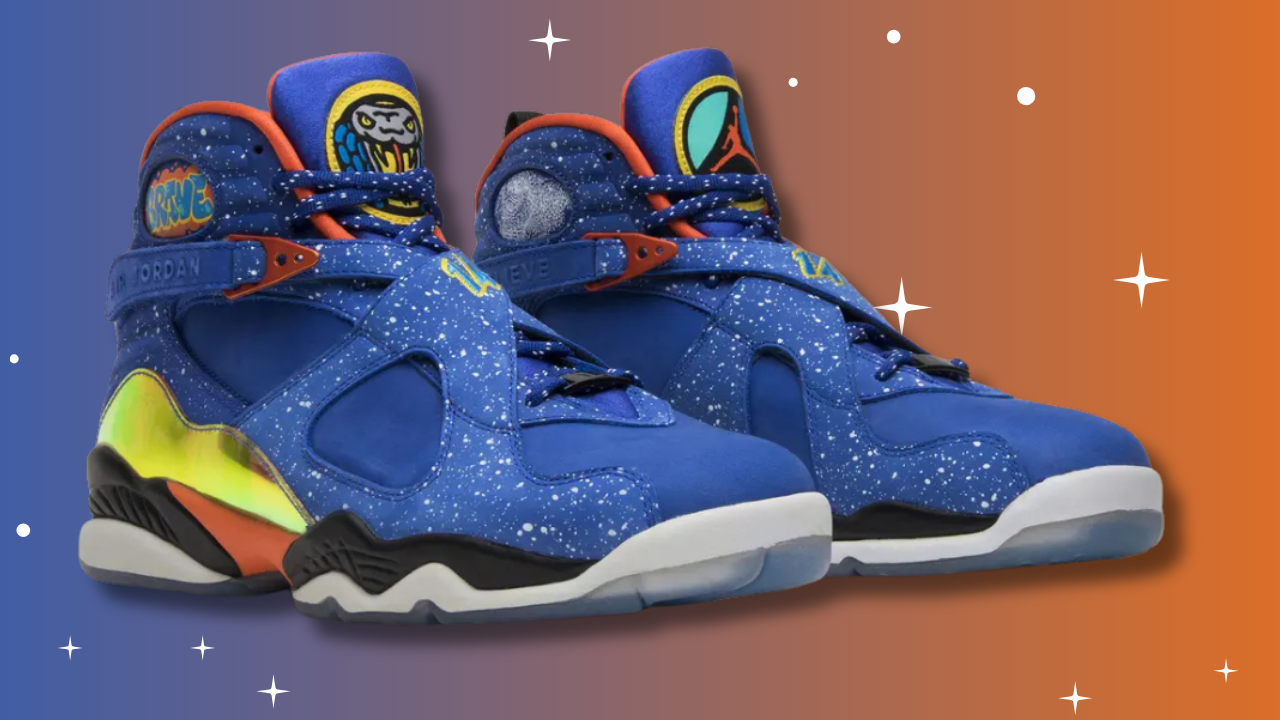 Air Jordan 8 'Doernbecher' — Electro Orange, Hyper Blue, Lore