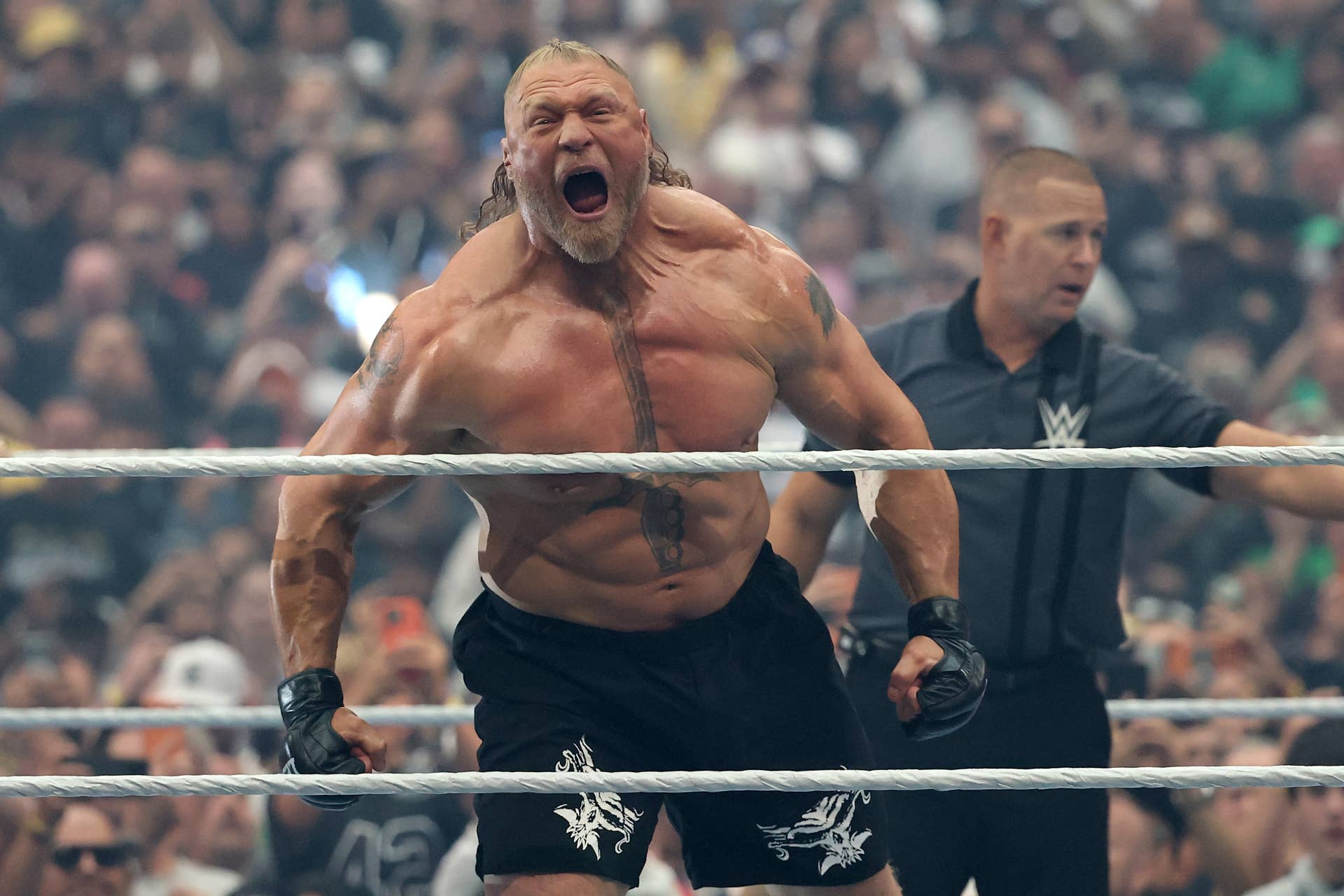 Dominik Mysterio Reveals Rey Mysterio Kept Brock Lesnar's RAW Attack a ...