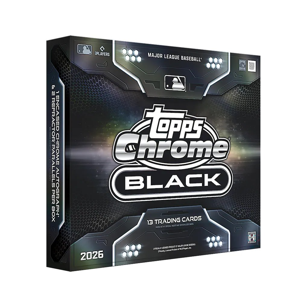 New Product Review: 2026 Topps Chrome Black Baseball - Athlon Sports