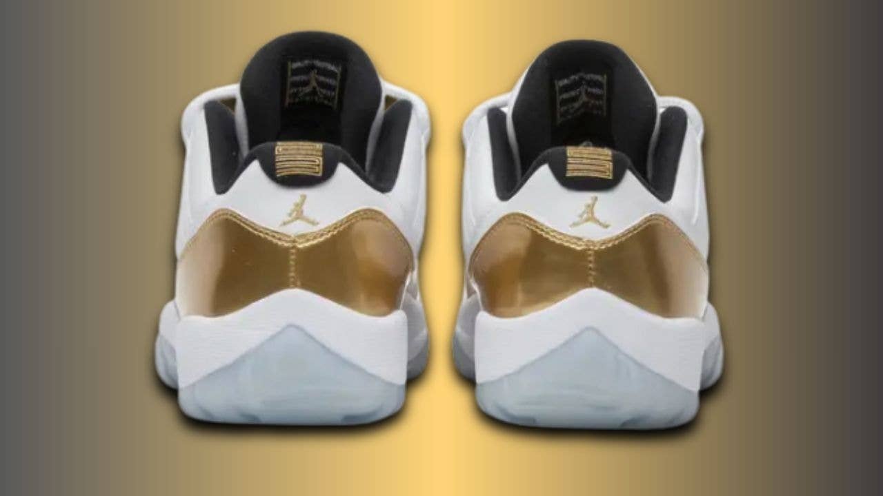 Jordan 11 Retro Low Closing Ceremony Gold Basketball Shoes 528895-103 Men\'s Sz 9 Air Jordan 11 Retro Low  main image 4