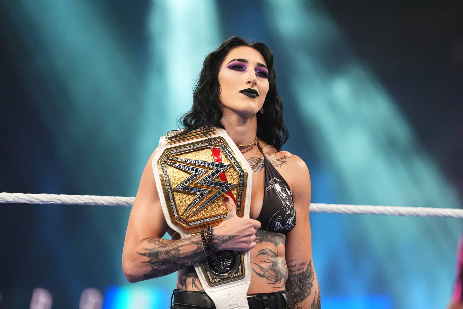 WWE Strips Rhea Ripley of Title as She Teases Injury Return - Athlon