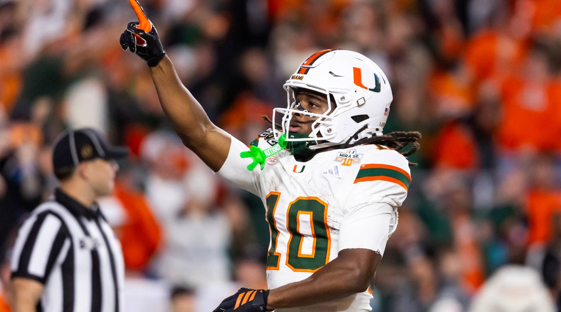 Miami wide receiver Malachi Toney