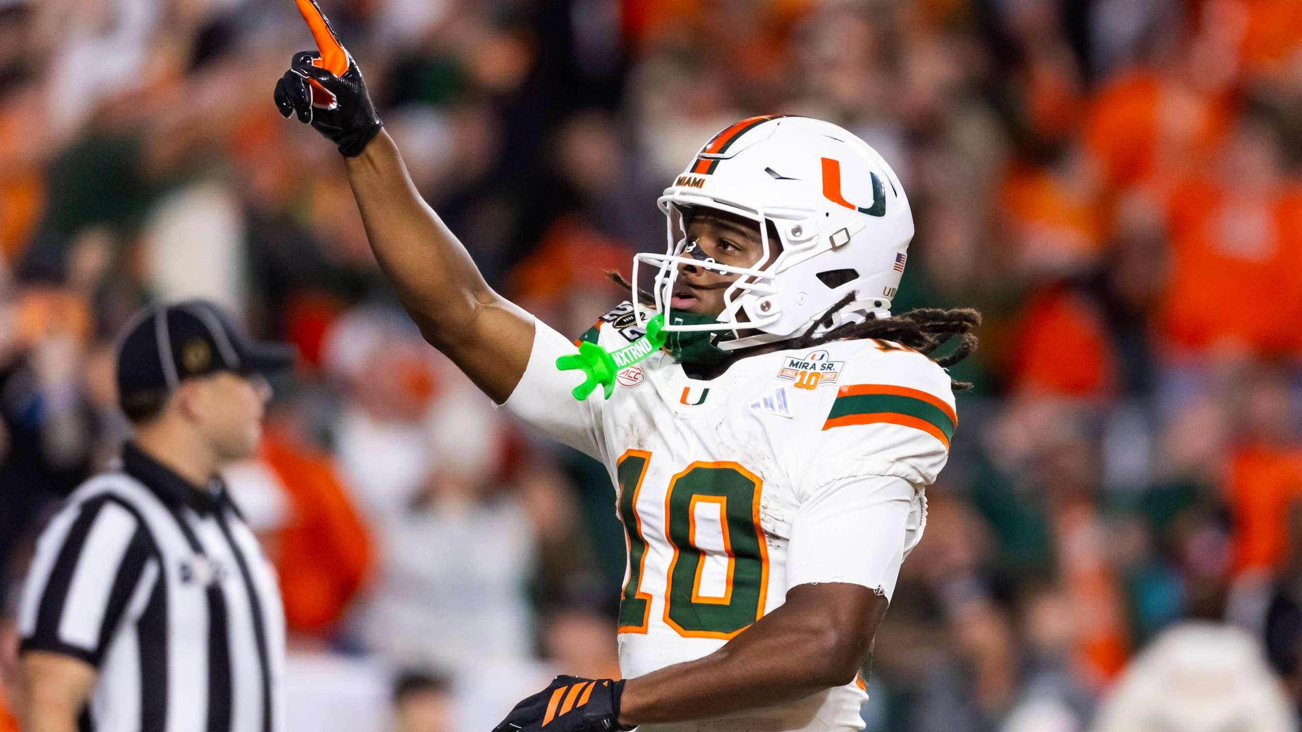 Miami wide receiver Malachi Toney