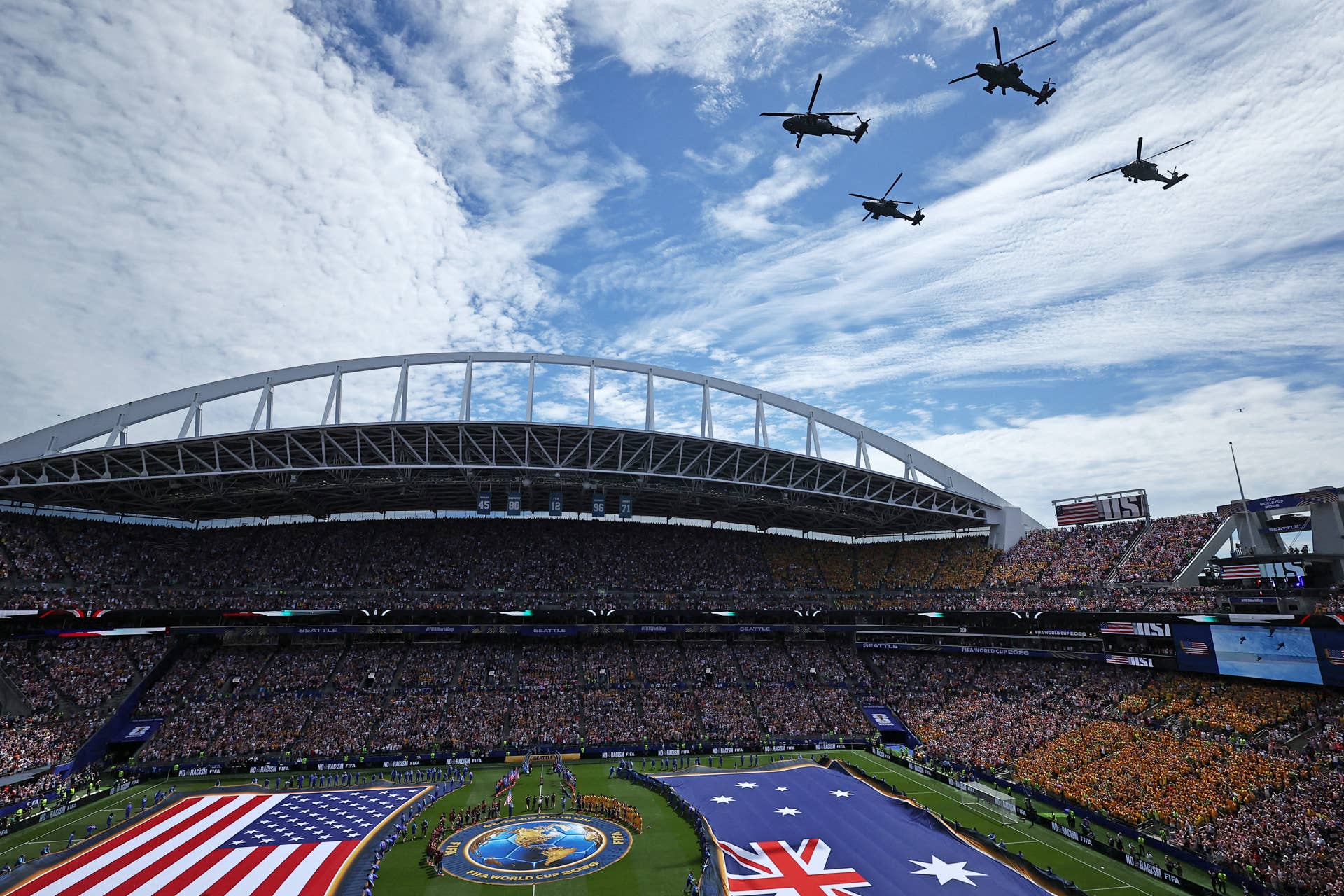 USA National Anthem for World Cup Game Against Australia Draws ...