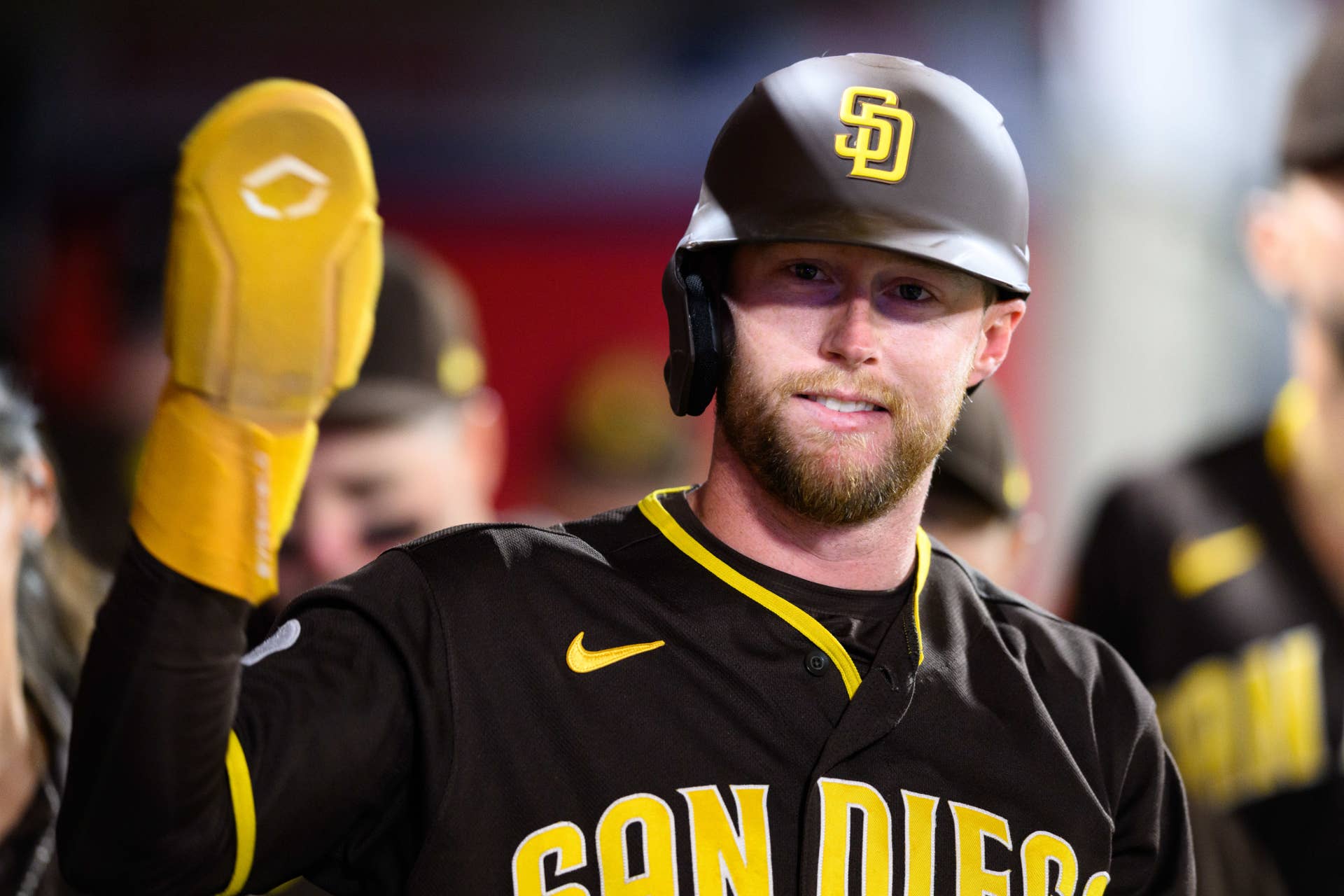 Jake Cronenworth in a San Diego Padres uniform