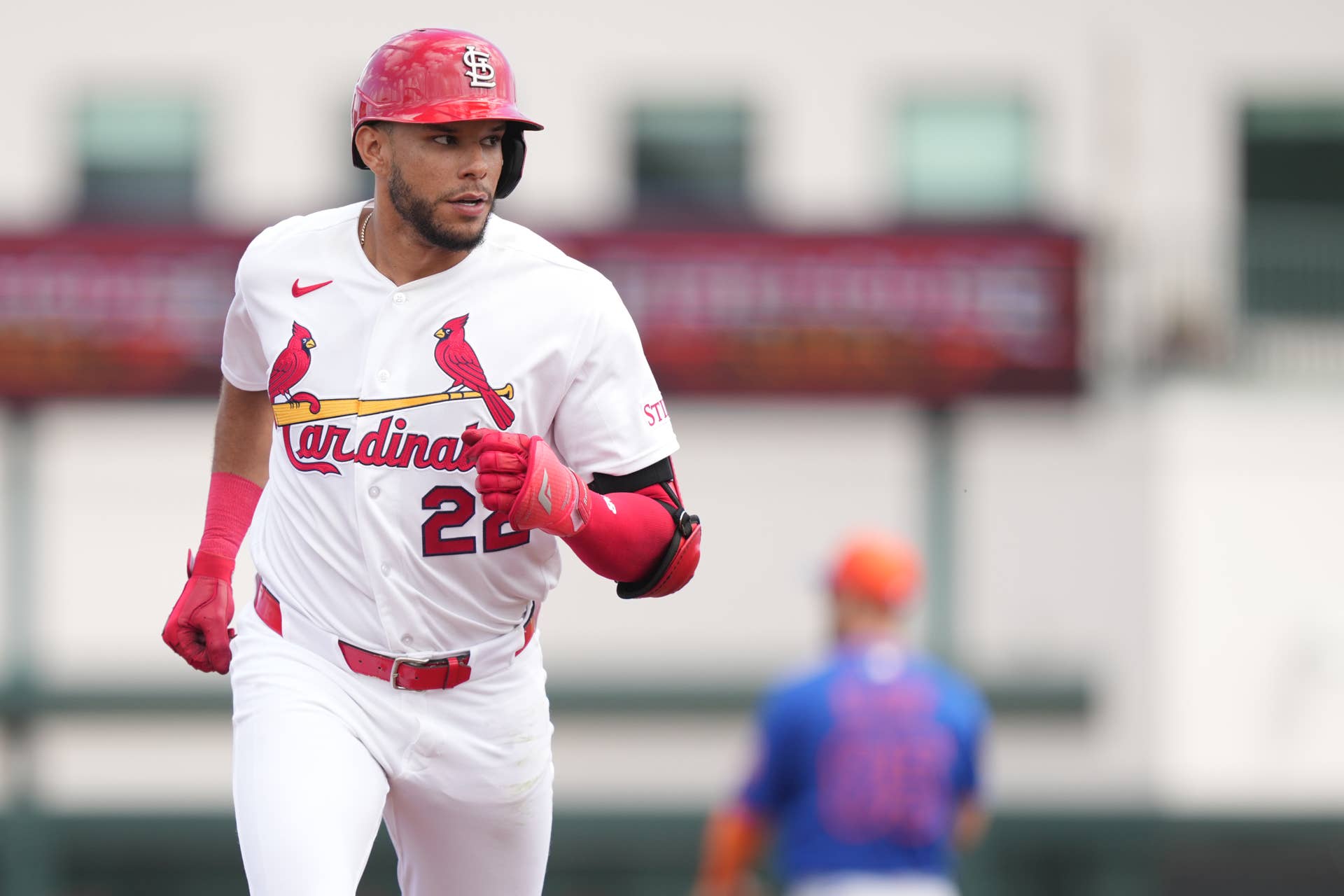 Joshua Báez of the St. Louis Cardinals.