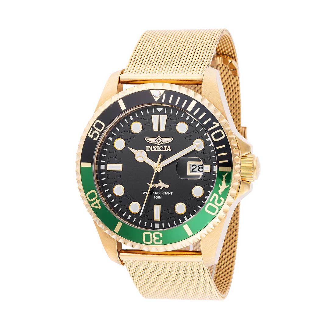 Invicta’s Gold Pro Diver Watch Is on Sale for Over 90% Off - Athlon