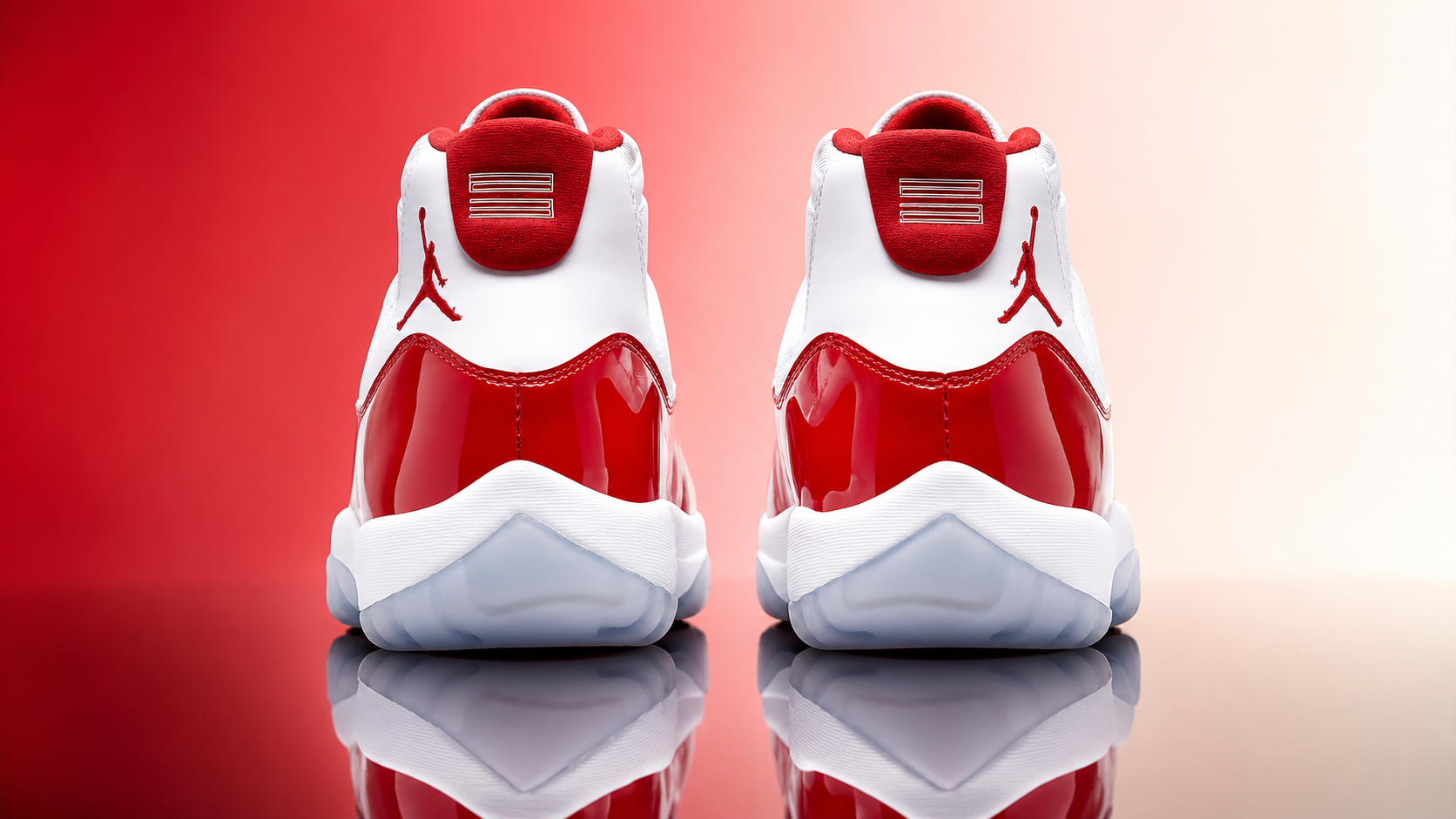 NWT Air Jordan 11 Cherries! ? Nike Air Jordan 11 Retro GS Cherry Youth Size 5.5Y Red White  main image 4