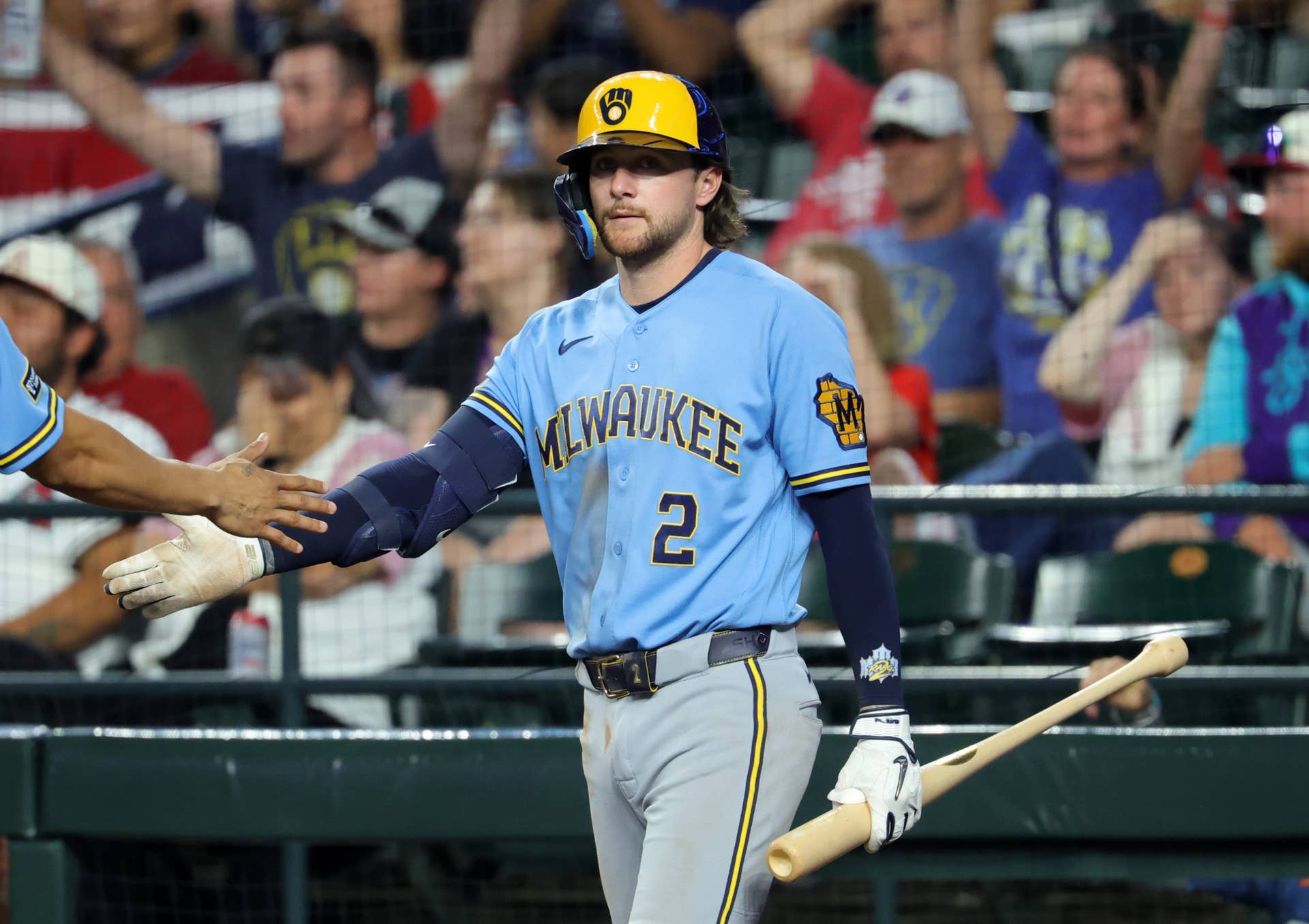 Brice Turang of the Milwaukee Brewers