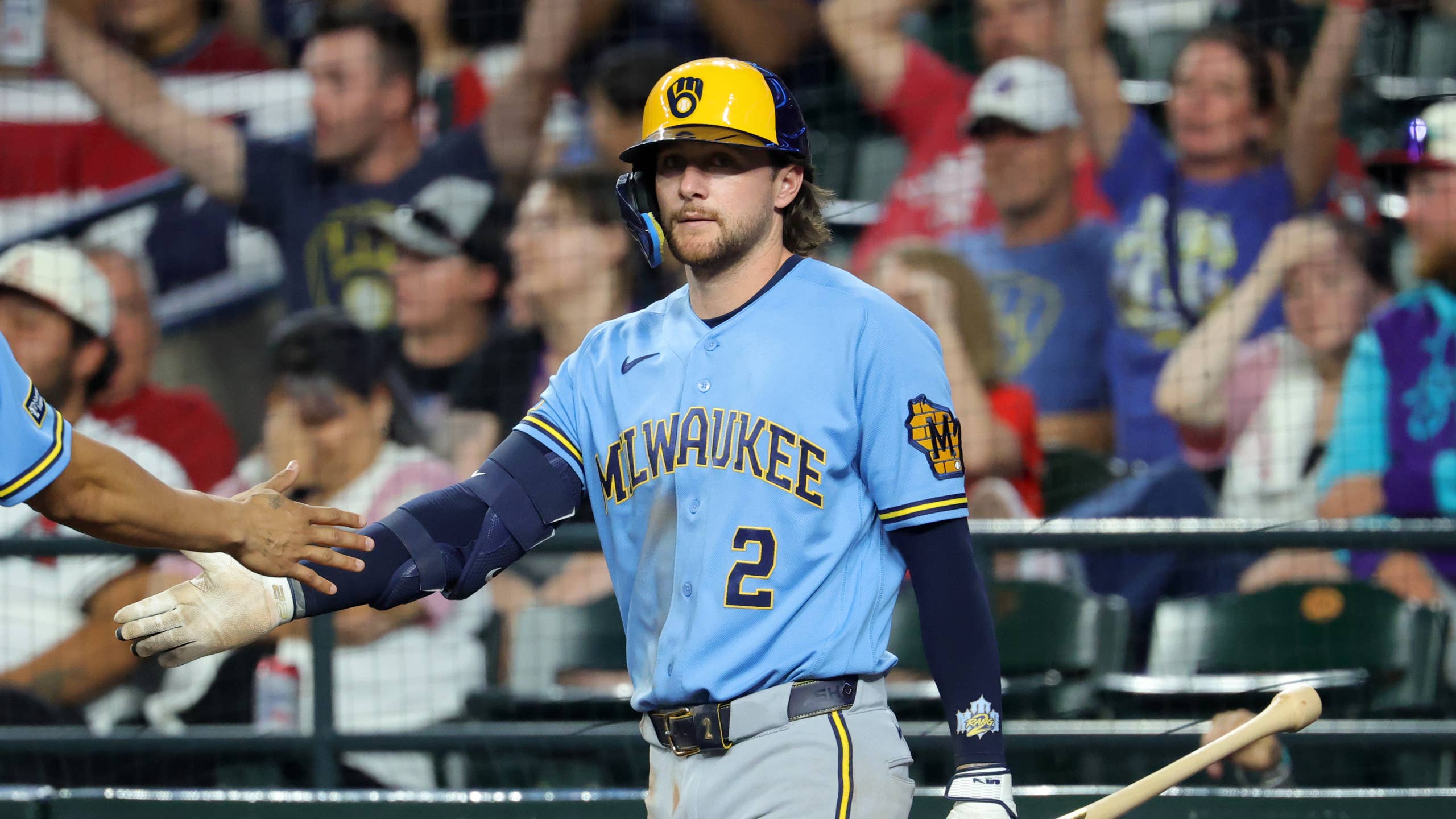 Brice Turang of the Milwaukee Brewers