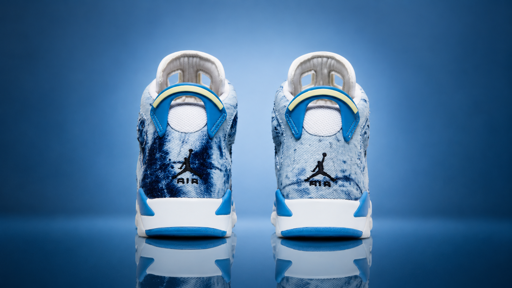 Air Jordan 6 'Acid Wash Denim' — Playful Colors, Faded Blue