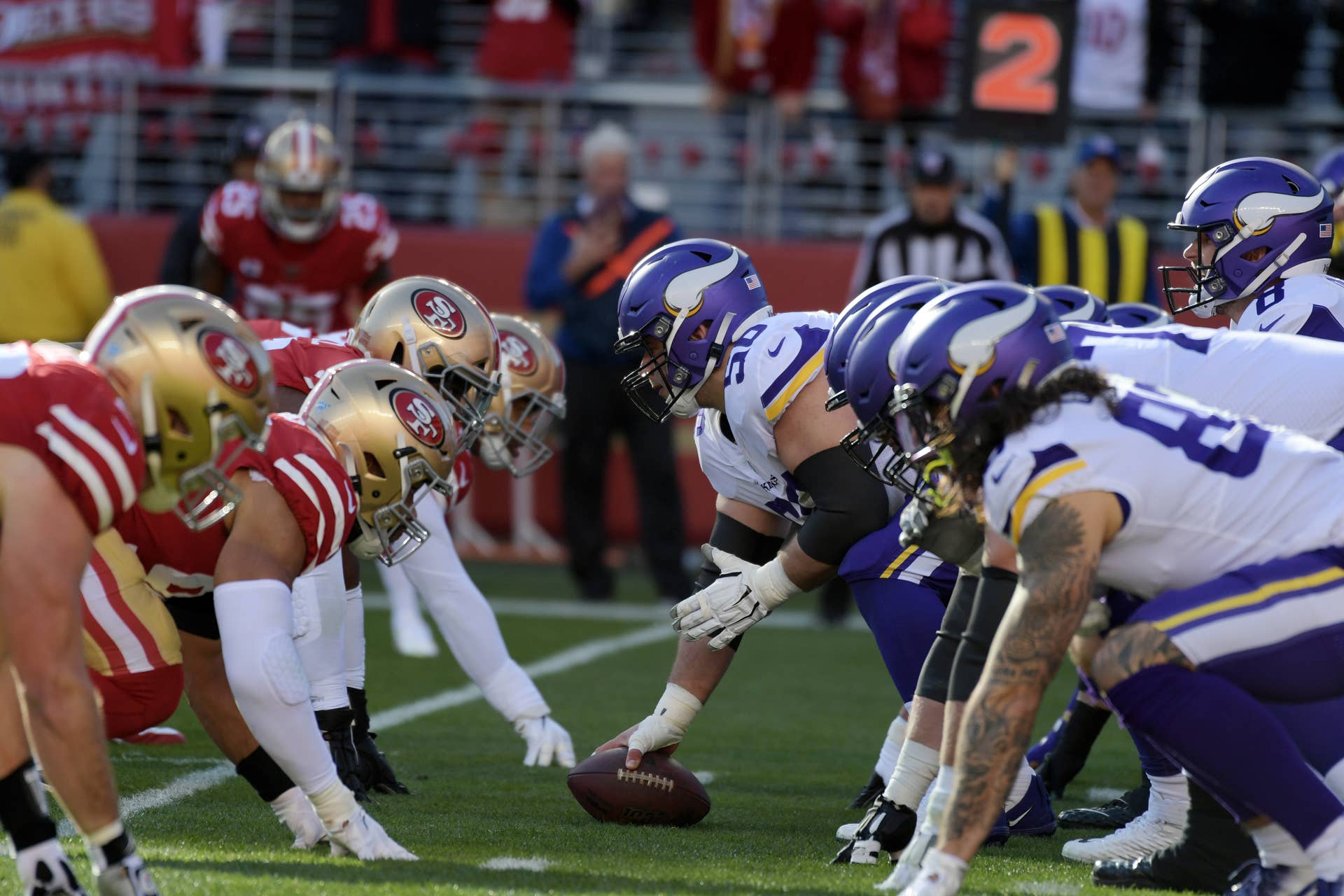 Offensive line failures may explain the Vikings' underperforming offense