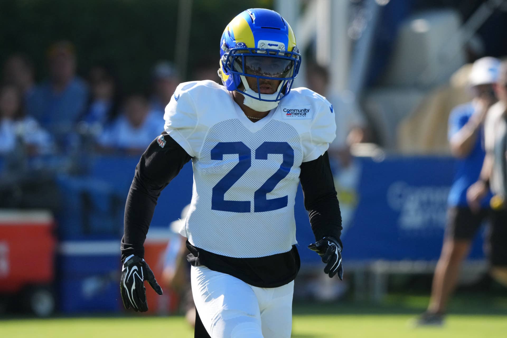 Gemeinsames Training der Rams und Cowboys präsentiert Elite-Receiver und ...