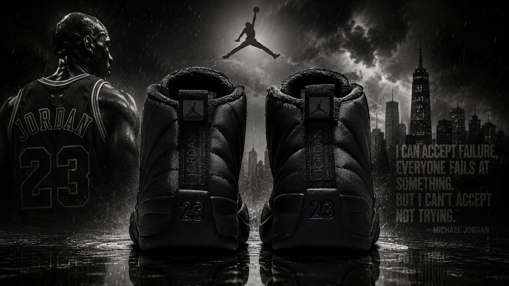 Release Date Jordan 12 Winterized Men's Del Al Todos Los Jordan 12 Men's Shoes Air Jordan 12 Winterized “Triple  Black” Black/ Black