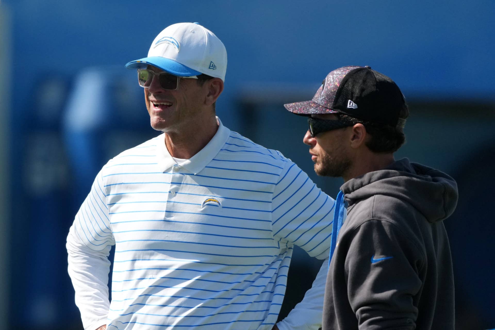 Jim Harbaugh Talks About Soaking up Knowledge From Chargers OC Mike ...