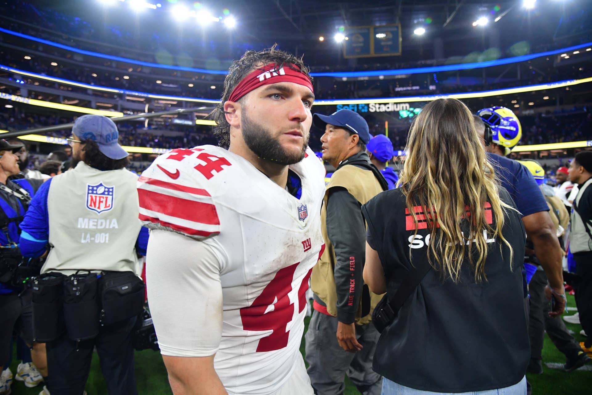Cam Skattebo Rallies Giants Fans After Jaxson Dart Injury: 'The Crowd's ...